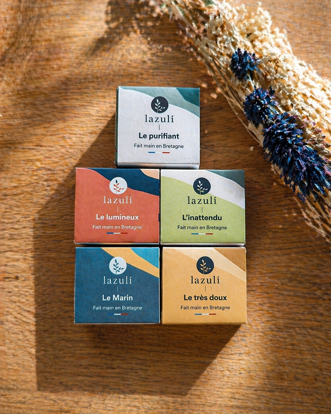 Coffret découverte - 5 savons artisanaux